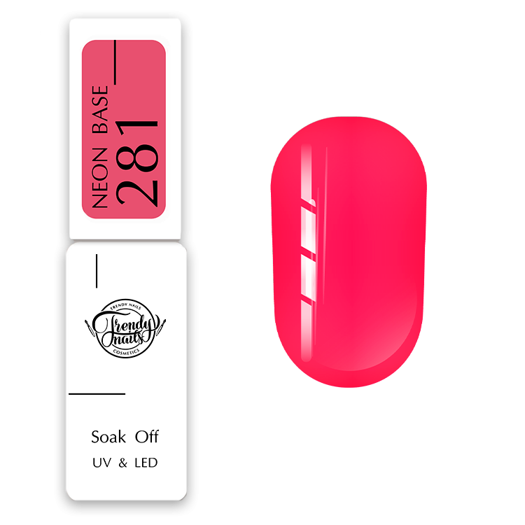 Trendy Nails Neon Base 281, 8ml — Photo 2