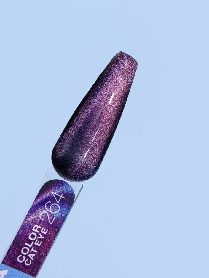 Luna Esmalte Semipermanente 264, 8ml (Cat Eye) — Photo 3