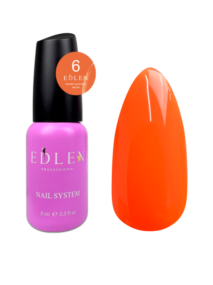 Edlen Water Acrygel Neon 06, 9ml — Photo 2