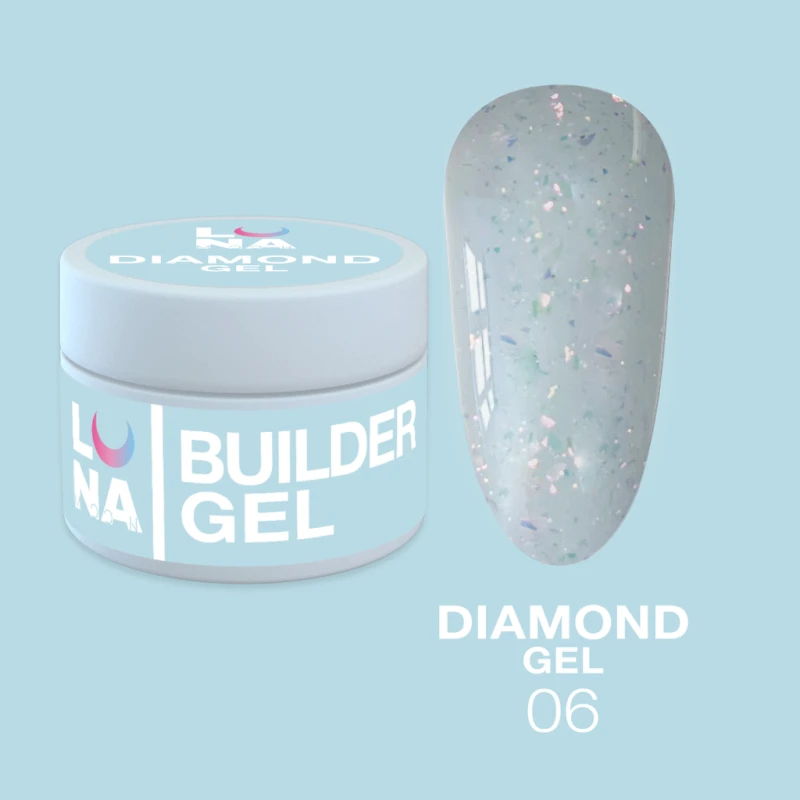 LunaMoon Diamond Gel 06, 15ml — Photo 2