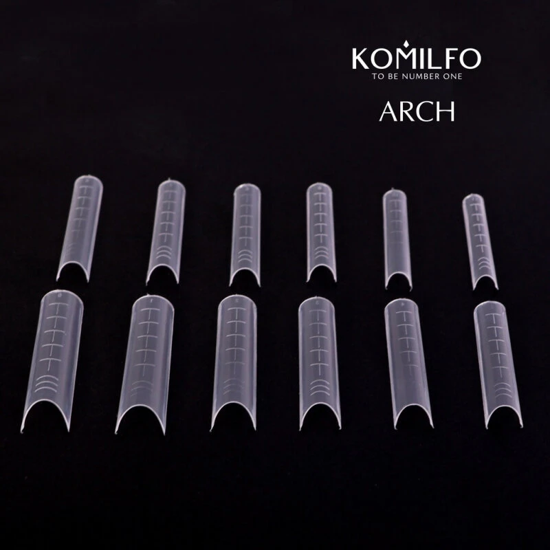 Komilfo Dual Nail Forms Arch, 120un — Photo 3