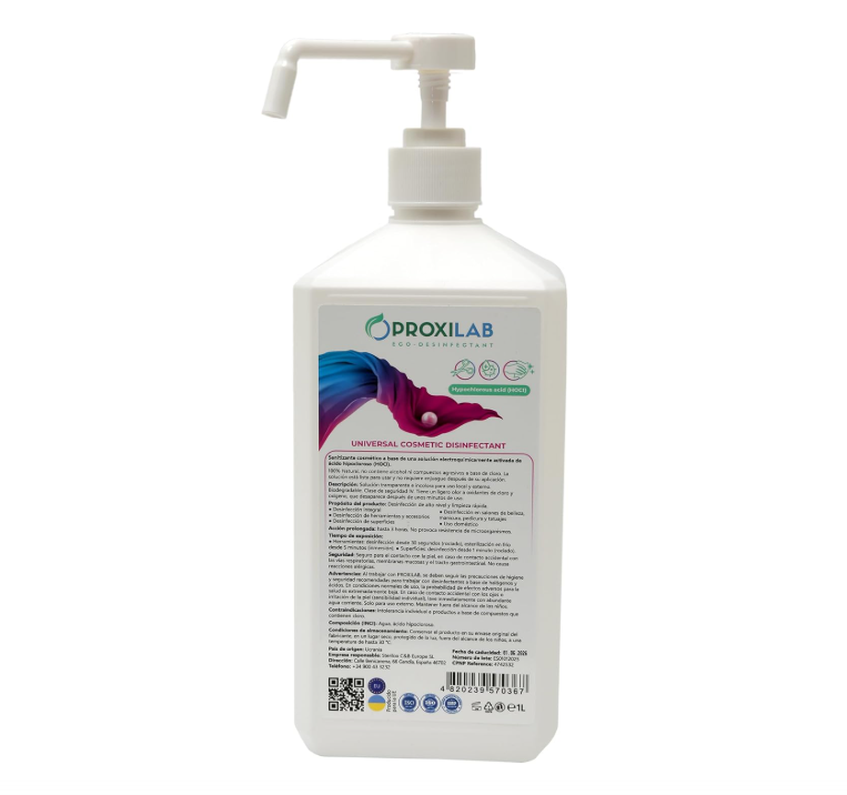 Proxilab Universal Cosmetic Disinfectant, 1L (Pompa) — Photo 2