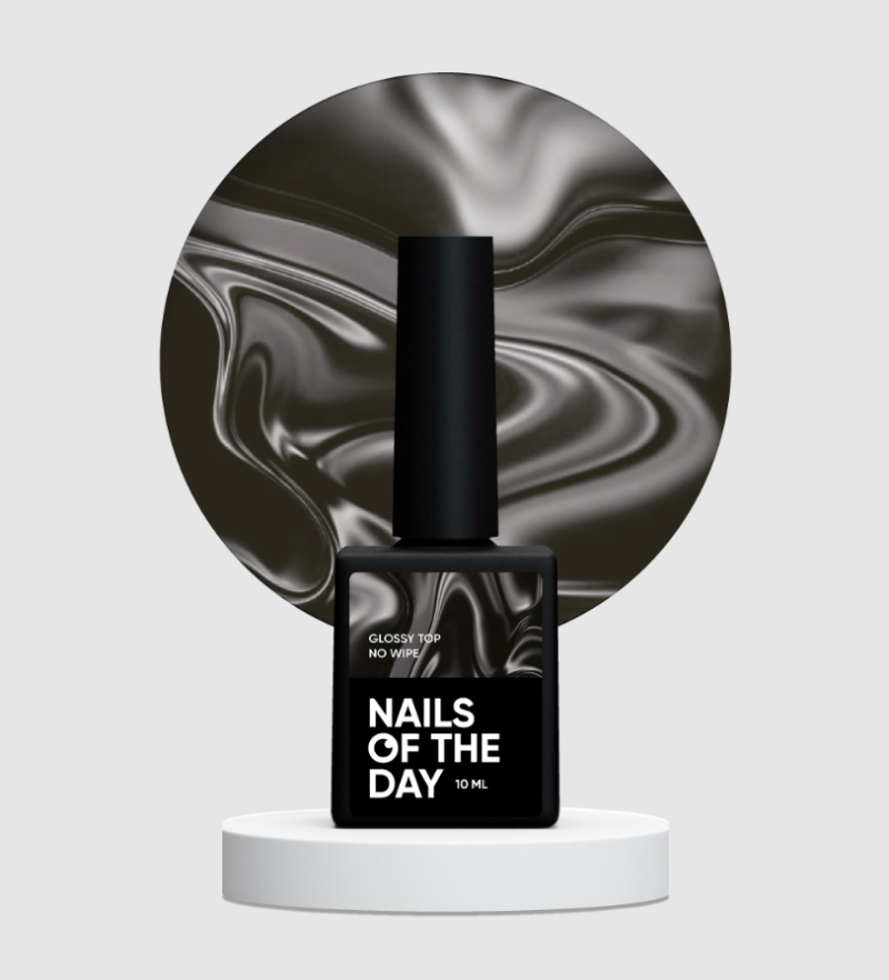 NAILSOFTHEDAY Glossy top no wipe, 10ml — Photo 2