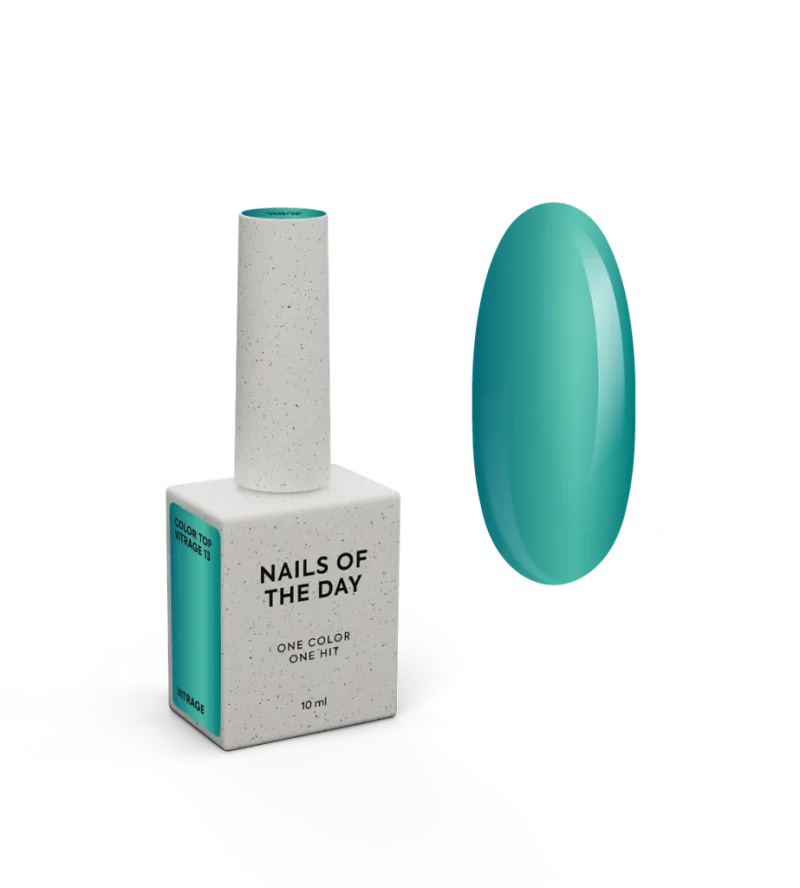 NAILSOFTHEDAY Color Top 13 Vitrage, 10ml — Photo 2