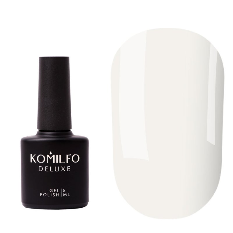 Komilfo No Wipe Milky White Top, 8ml — Photo 2