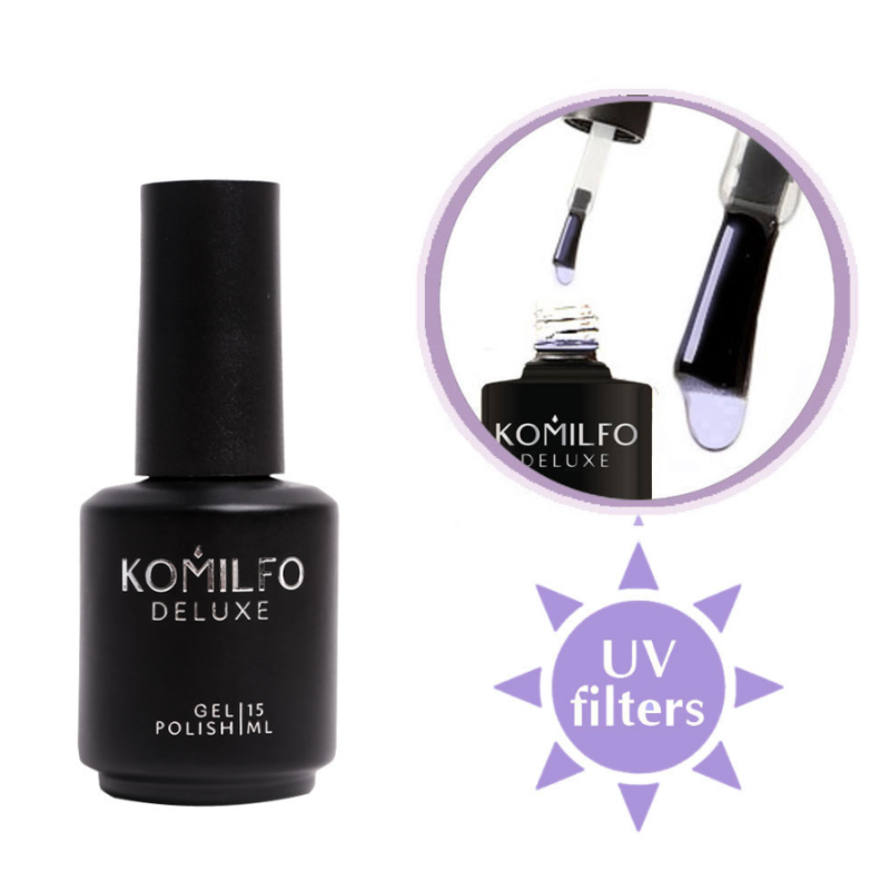 Komilfo No Wipe Rubber Top, 15ml — Photo 2