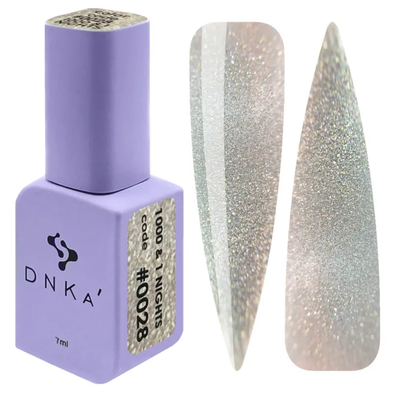 Dnka Esmalte Semipermanente Cat Eye 0028, 7ml (1000 &amp; 1 nights) — Photo 2
