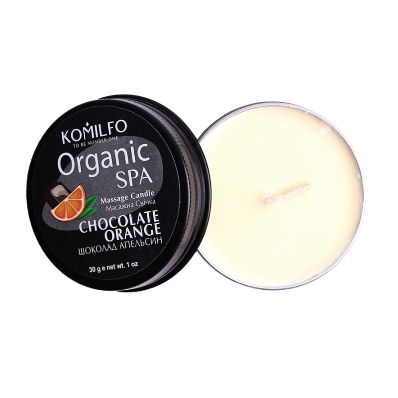 Komilfo Massage Candle Chocolate Orange, 30g — Photo 2