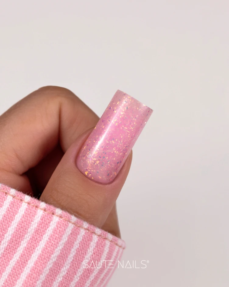 Saute Nails Easy Levelling Pro Shiny Rose, 30ml — Photo 3