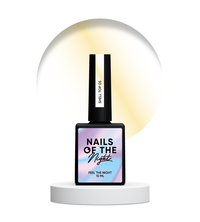 NAILSOFTHENIGHT Shell Top 05, 10ml — Photo 3