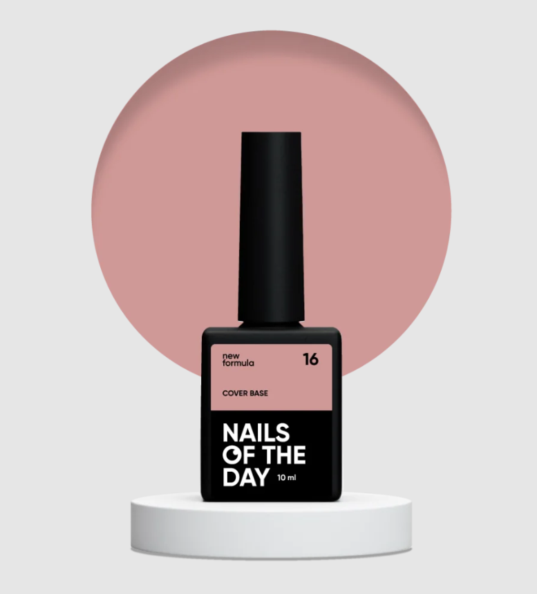 NAILSOFTHEDAY Cover base 16, 10ml new formula — Photo 2