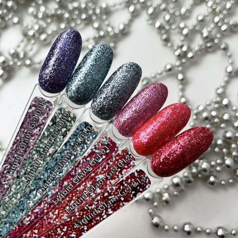 Esmalte Semipermanente Komilfo Liquid Glam Gel LGG 011, 8ml — Photo 4