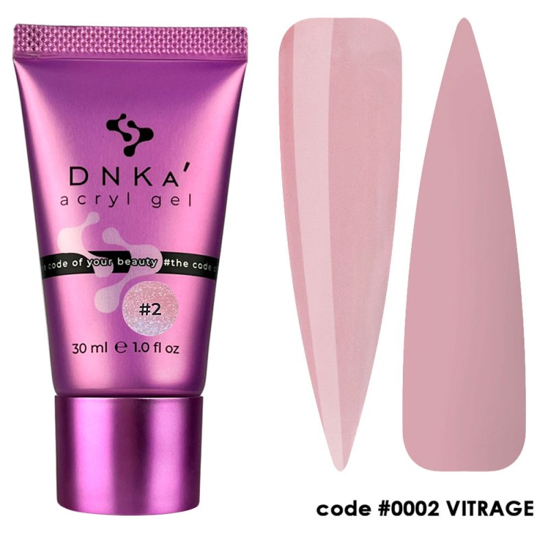 DNKa Acryl Gel 02 Vitrage, tubo 30 ml — Photo 2