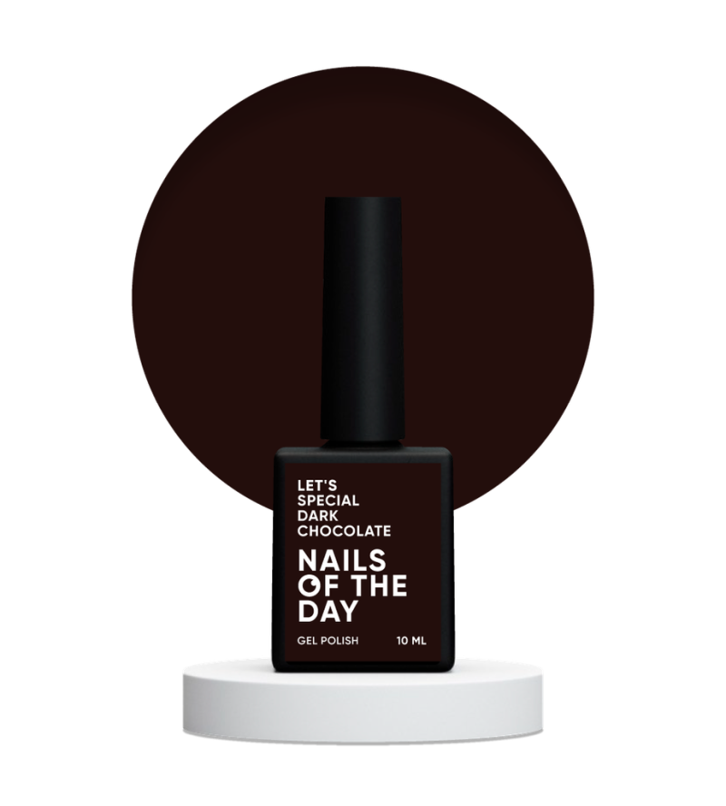 NAILSOFTHEDAY Esmalte Semipermanente Let&#039;s special Dark Chocolate, 10ml — Photo 2