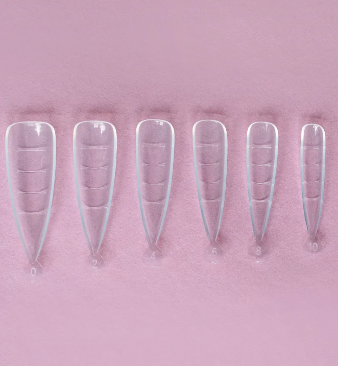 Saute Nails Dual Form Almond 120 pcs — Photo 4