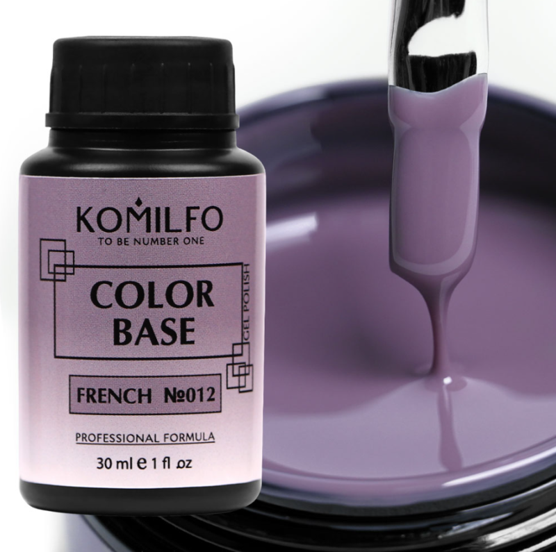 Komilfo Color Base French 012, bote 30ml — Photo 2