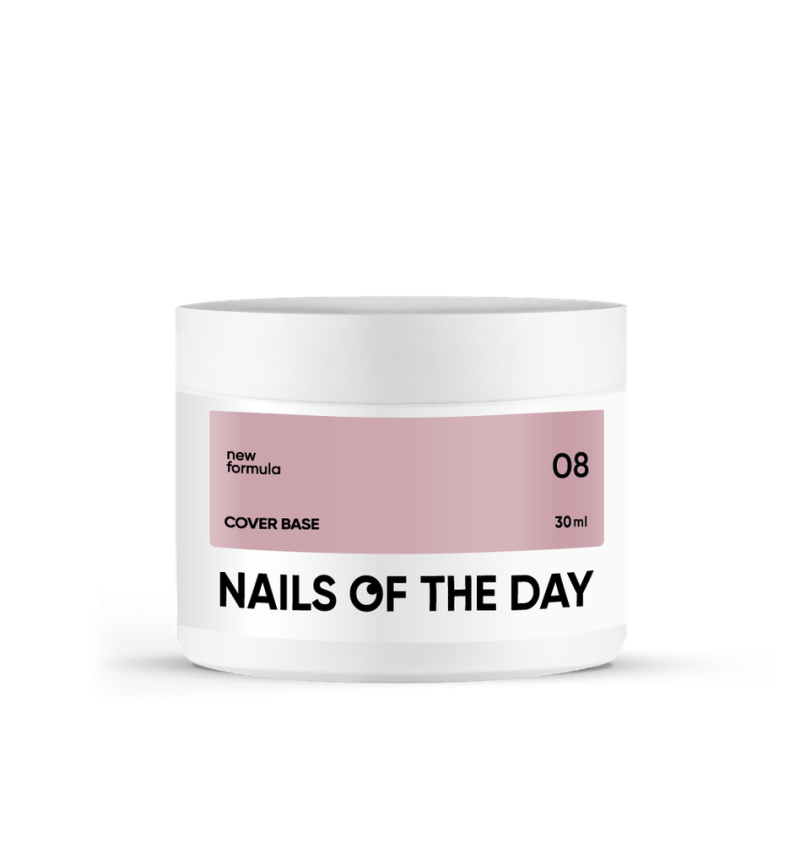 NAILSOFTHEDAY Cover base 08, 30ml new formula — Photo 4