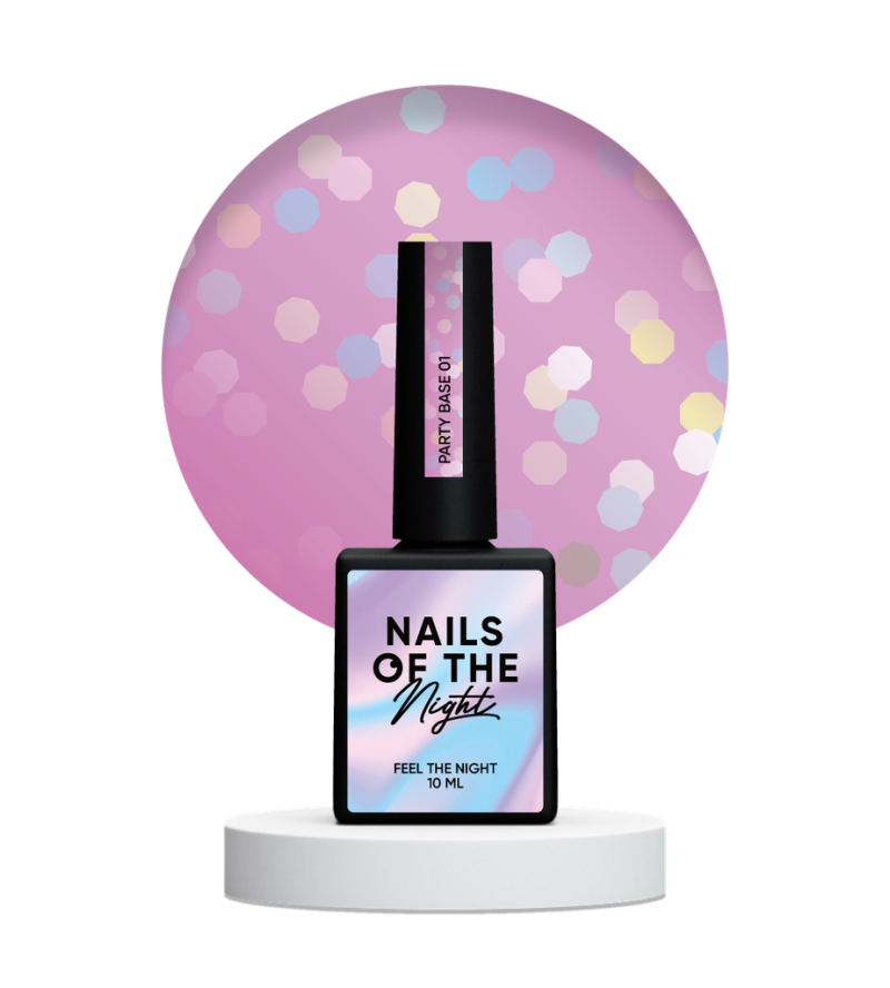 NAILSOFTHENIGHT Party base, 01, 10 ml — Photo 5