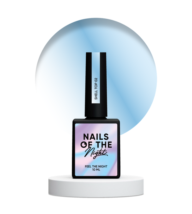 NAILSOFTHENIGHT Shell Top 02, 10ml — Photo 4