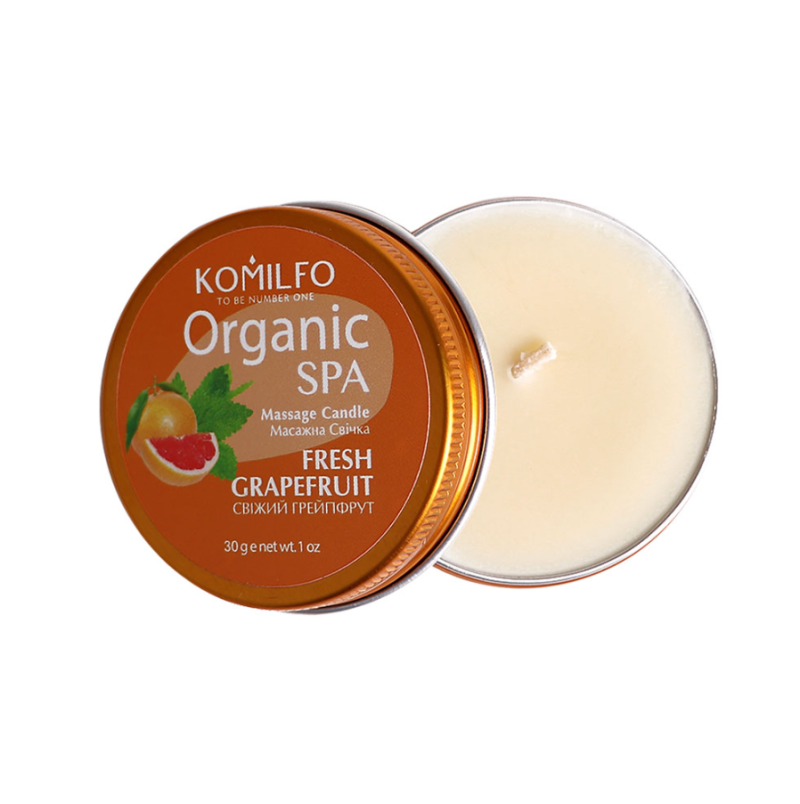 Komilfo Massage Candle Fresh Grapefruit, 30g — Photo 2