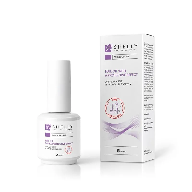 Shelly Nail oil with a protective effect, 15ml — Photo 2