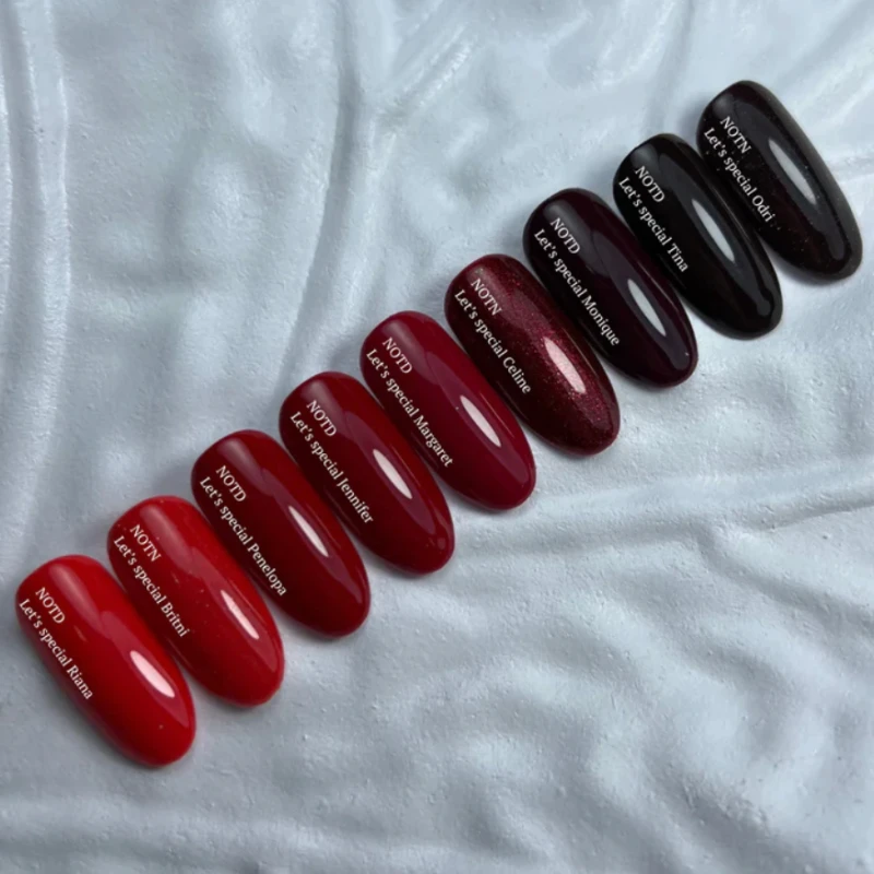 Nailsoftheday Colección de Esmaltes Semipermanentes RED (9uds) — Photo 4