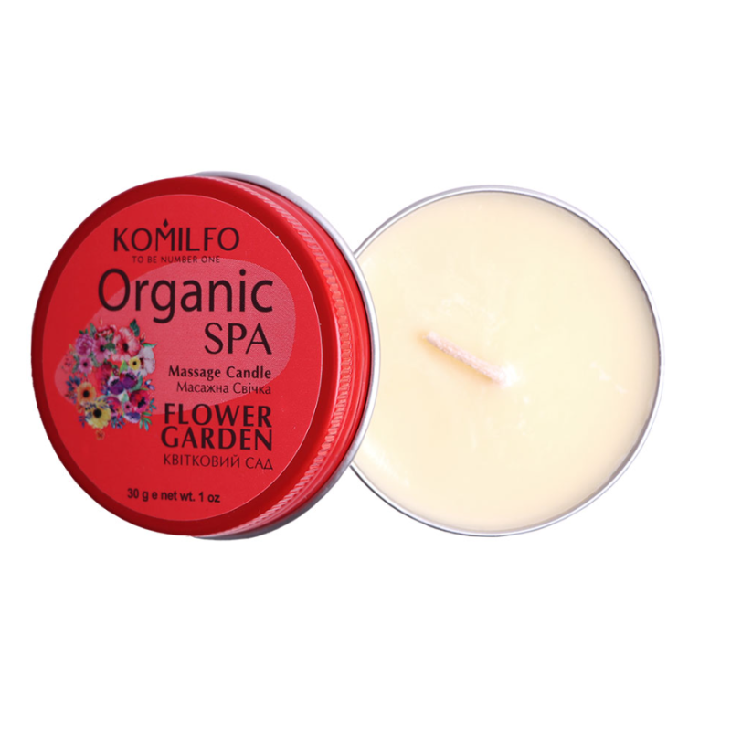 Komilfo Massage Candle Flower Garden, 30g — Photo 2