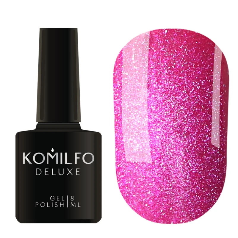 Komilfo Esmalte Semipermanente 9D Cat’s Eye Pink, 8 ml — Photo 2