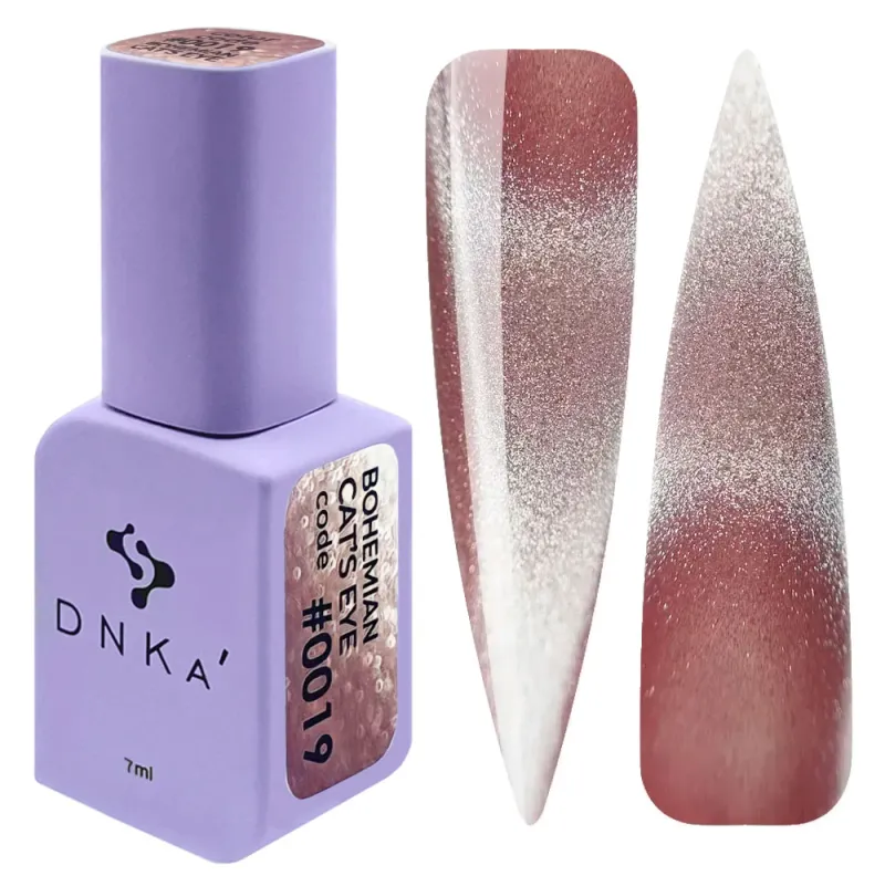 Dnka Esmalte Semipermanente Cat Eye 0019, 7ml (Bohemian) — Photo 2