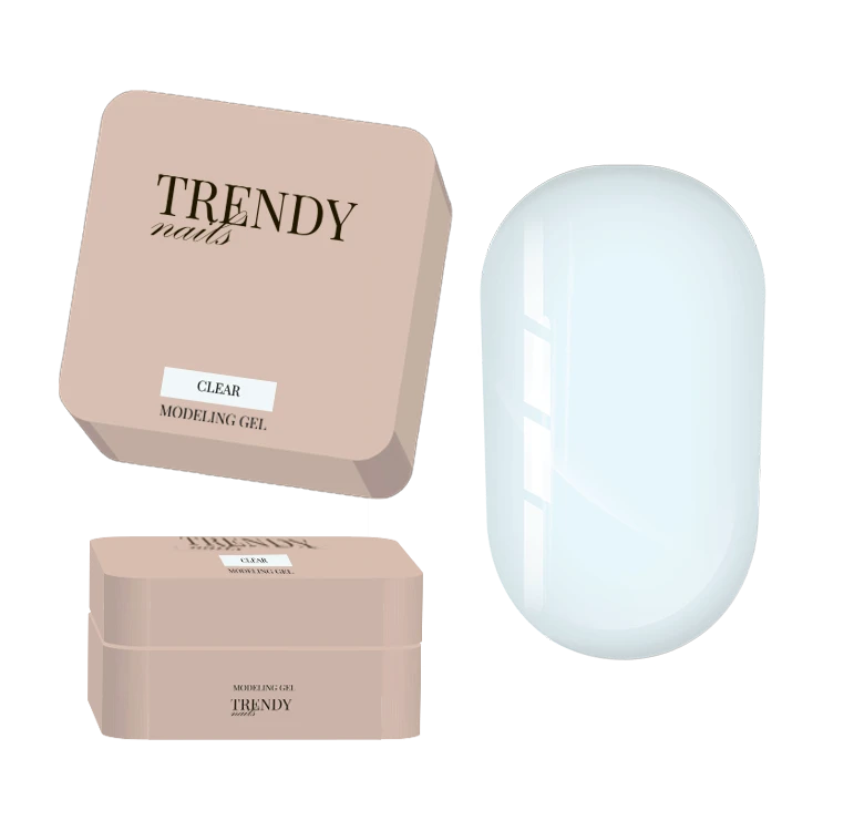 Trendy Nails Modeling Gel Clear, 50ml — Photo 2