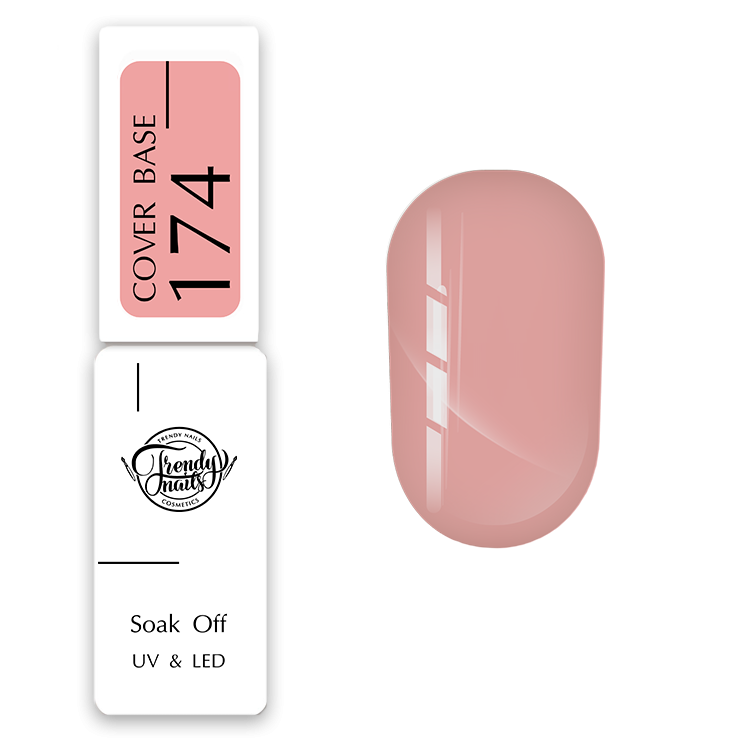 Trendy Nails Cover Base 174, 8ml — Photo 2