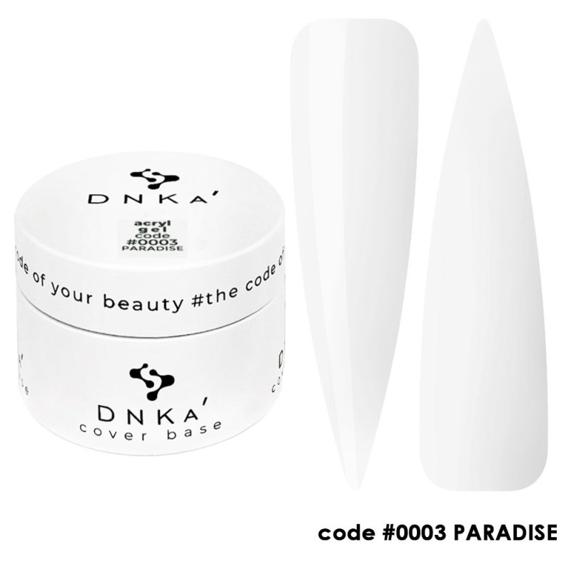 DNKa Acryl Gel 03 Paradise (Blanco) 30 ml — Photo 2