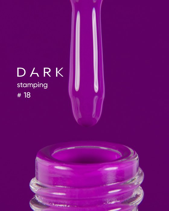 Dark by Rior Esmalte para Estampar 18 Fucsia, 8ml — Photo 2