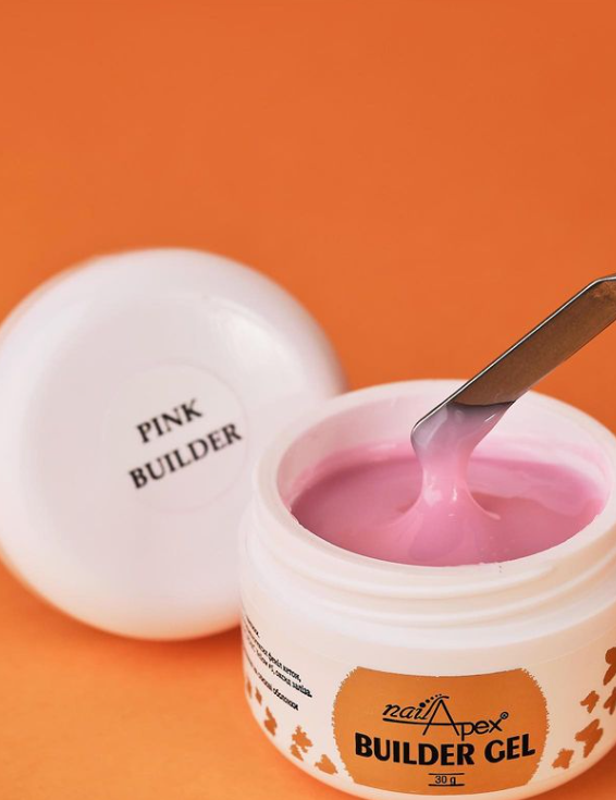 NailApex Builder Gel Pink Builder, 30ml — Photo 2