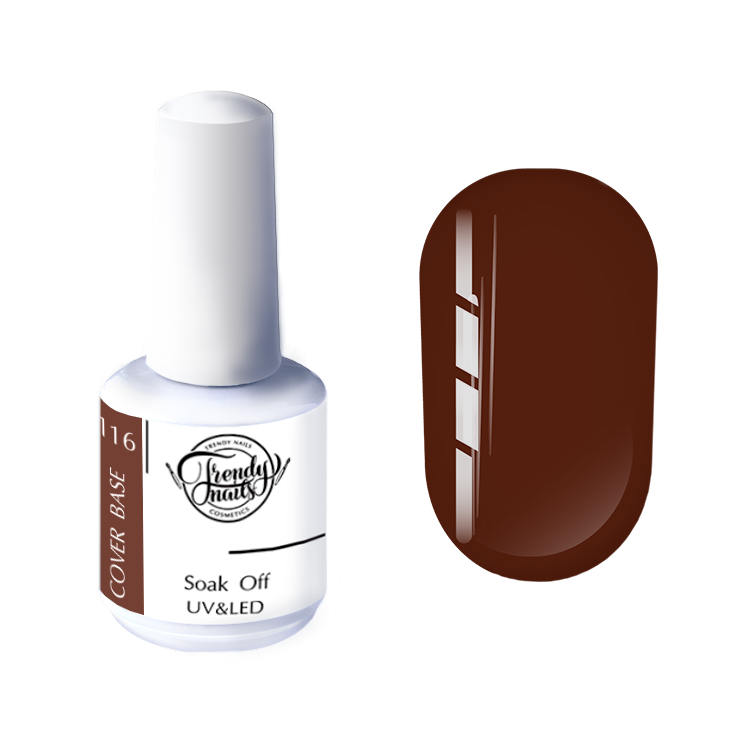 Trendy Nails Cover Base 116, 15ml — Photo 2