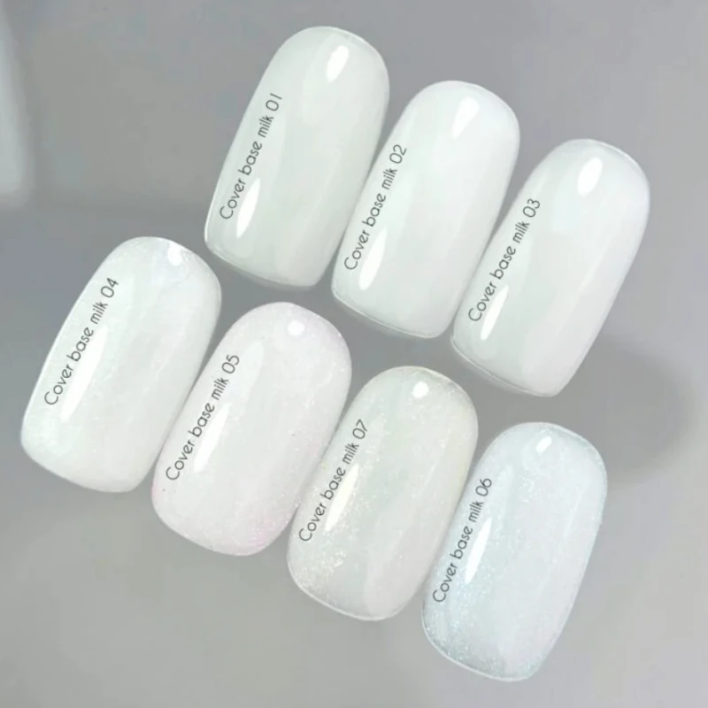 NAILSOFTHEDAY Cover base milk Shimmer 07, 30ml — Photo 2