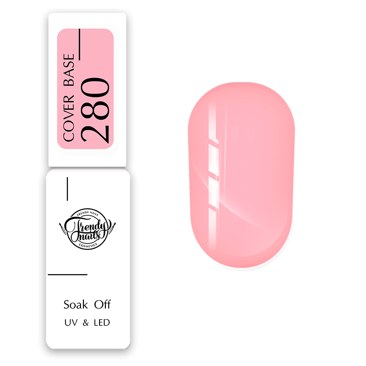 Trendy Nails Cover Base 280, 8ml — Photo 2