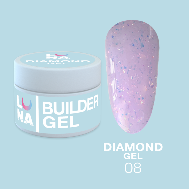 LunaMoon Diamond Gel 08, 15ml — Photo 2