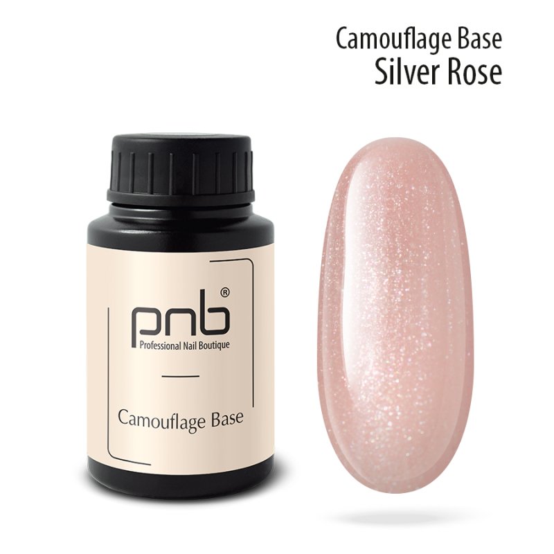 PNB Camouflage Base Silver Rose, 30ml — Photo 2