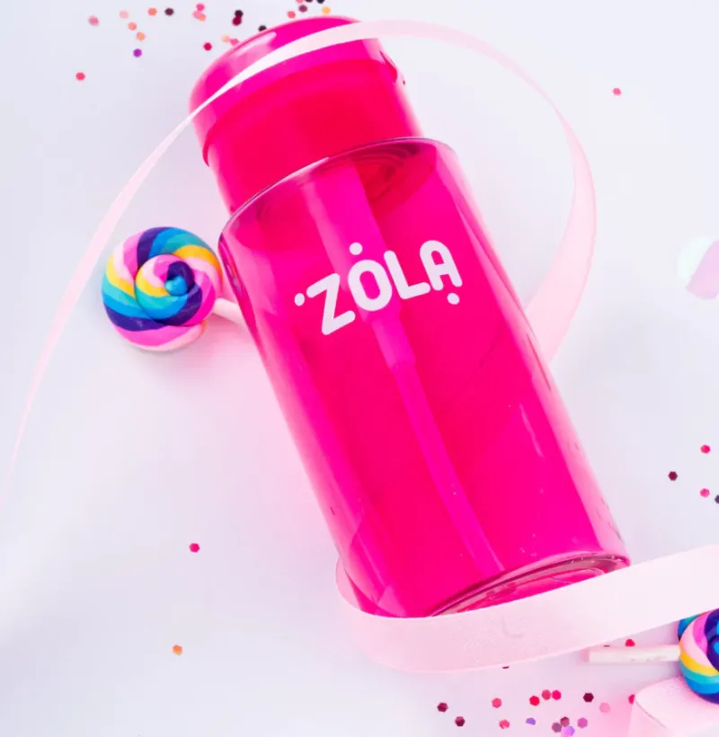 ZOLA Recipiente de plástico para líquidos, Rosa — Photo 2