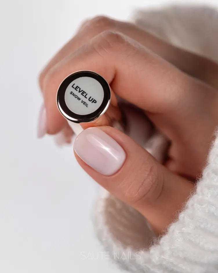 Saute Nails BIB Level Up Snow Veil, 8 ml — Photo 3
