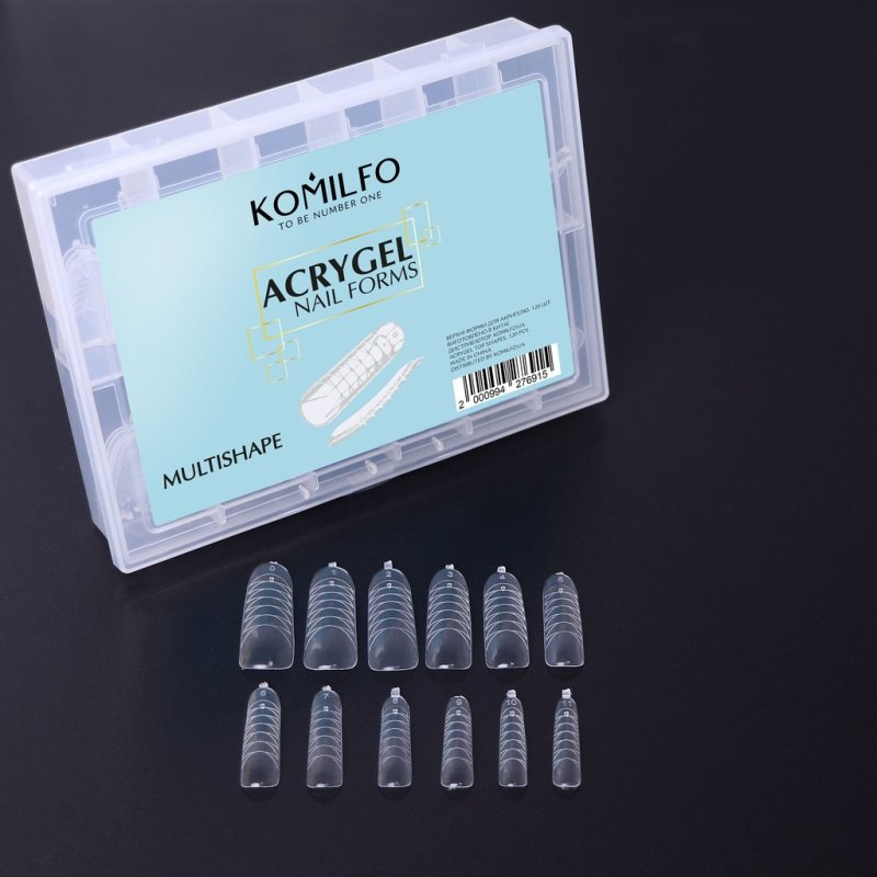 Komilfo Dual Nail Forms Multishape, 120un — Photo 2