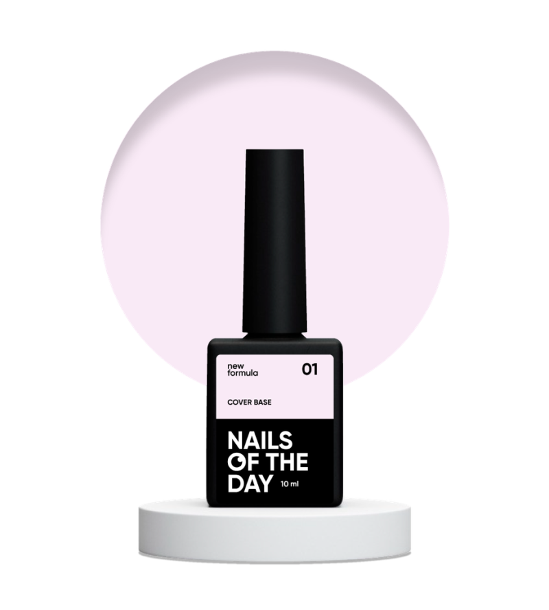 NAILSOFTHEDAY Cover base 01, 10ml new formula — Photo 4