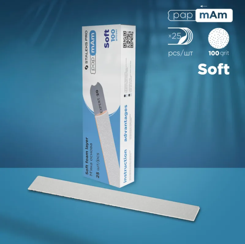 Staleks Limas Desechables papmAm Soft EXPERT 20 100grit (25 pcs) — Photo 2