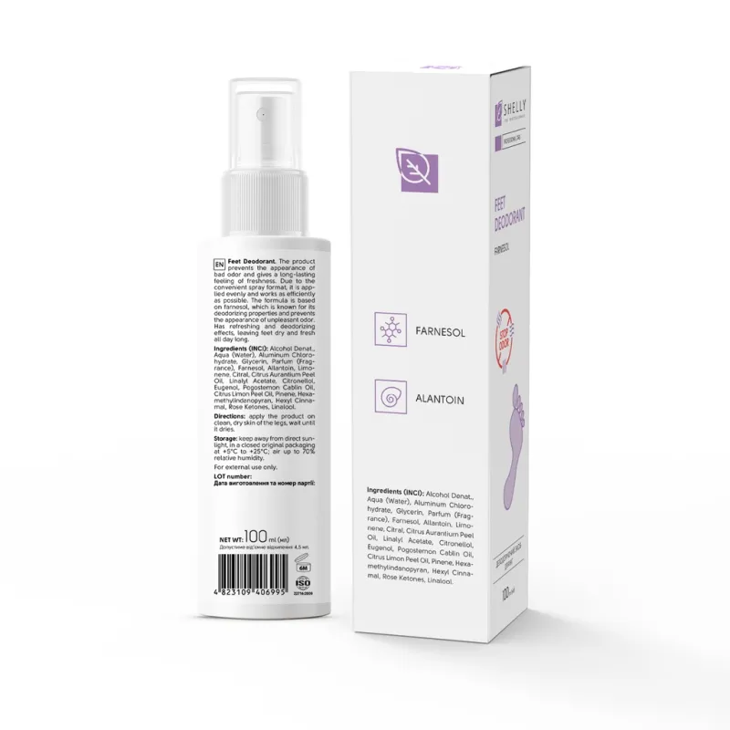 Shelly Feet deodorant with farnesol Shelly, 100ml — Photo 3