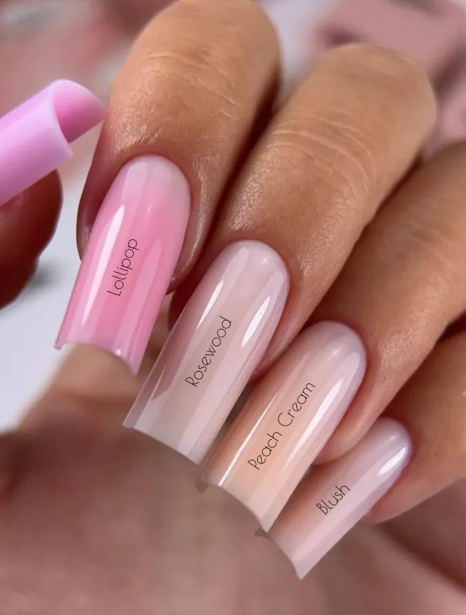 Trendy Nails Modeling Gel Peach Cream, 30ml — Photo 3