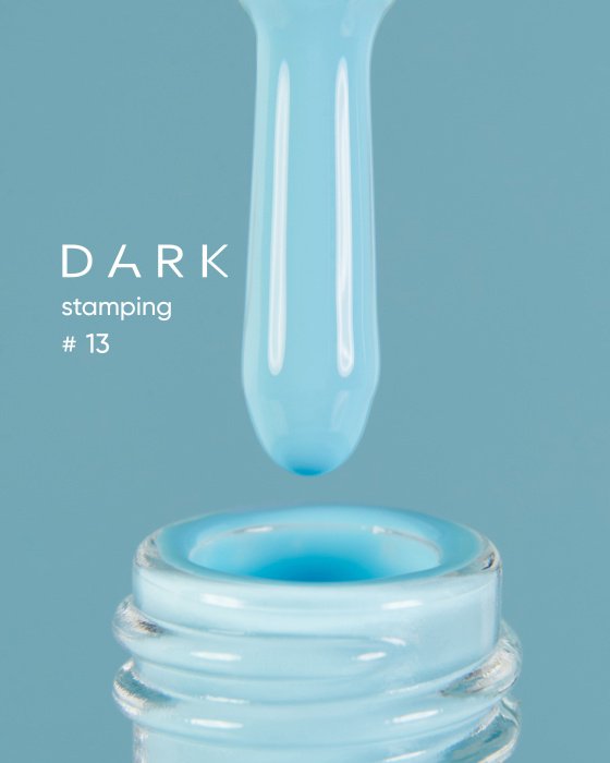 Dark by Rior Esmalte para Estampar 13 Azul claro, 10ml — Photo 2