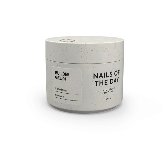 NAILSOFTHEDAY Builder Gel 01, 30ml (transparente) — Photo 2