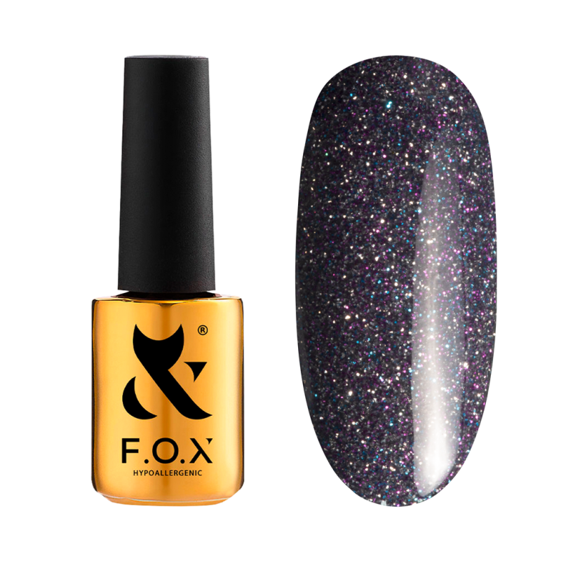 Esmalte semipermanente F.O.X. Sparkle 008, 7 ml — Photo 2