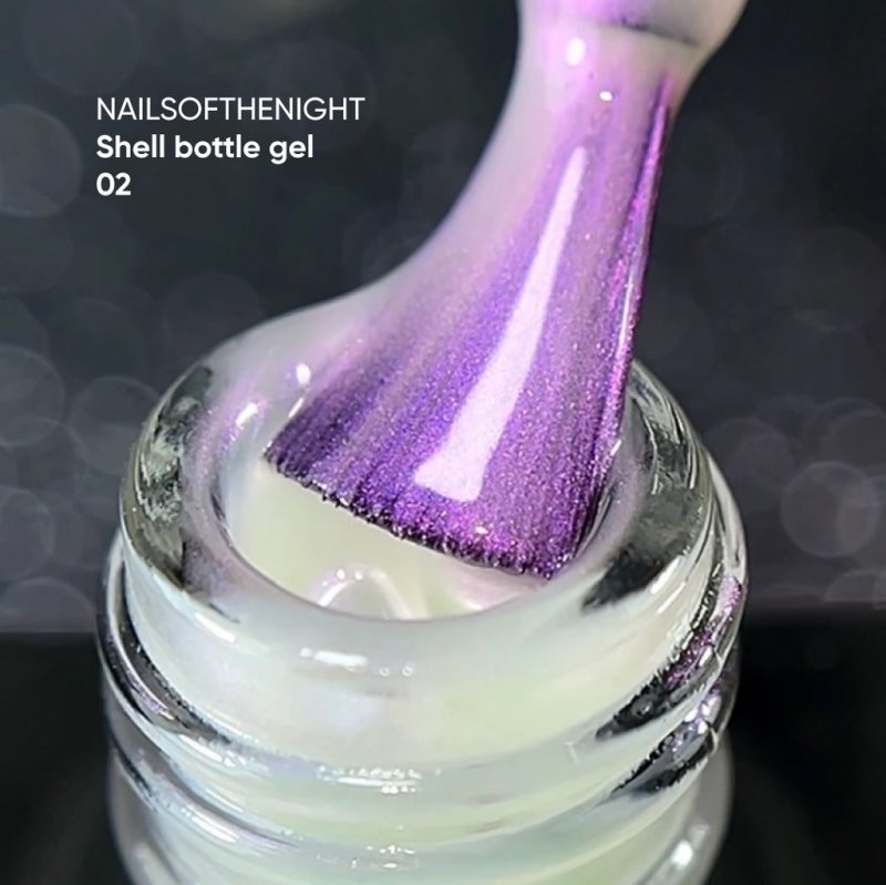 NAILSOFTHENIGHT Shell Bottle gel 02, 10 ml — Photo 3